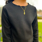 Adjustable Allah Necklace for Kids - 18K Gold Plated, Meaningful Islamic Jewelry