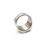 High-quality crystal ring for men, fashionable and made of stainless steel, perfect for men seeking sleek and elegant jewelry.