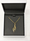 Kids Allah Necklace - 18K Gold Adjustable Necklace, Arabic Calligraphy Pendant