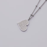 Ayatal Kursi Heart Necklace – Islamic Prayer Pendant Necklace for Women