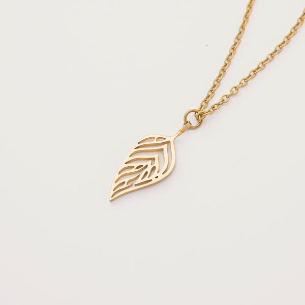 Elegant Allah Leaf Necklace for Women - Faith-Inspired Pendant Jewelry