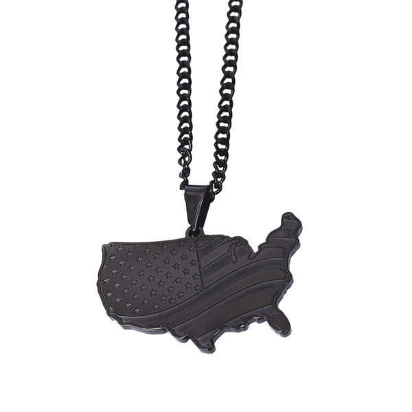 Men's United States Flag Necklace | Bold Patriotic Jewelry