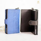 Classic leather wallet for men, premium quality genuine leather, sleek design with card slots and cash compartment for daily use.