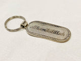 Alhamdulillah, Subhanallah & Mashallah Keychain - Silver Chrome Finish