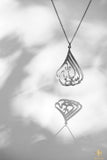 Bismillah Car Hang - Teardrop Arabic Calligraphy Pendant