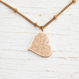 Ayatul Kursi Heart Necklace | Women