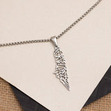 Palestine Map Necklace | Men