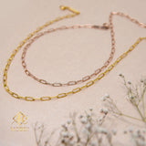 LINK CHAIN 18K GOLD PLATED | WOMEN