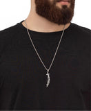 Men’s Stainless Steel Sword Pendant Necklace - Trendy Sword Chain Necklace