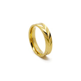 Women’s Chevron Ring - Elegant Design with Modern Flair