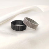 Mesh Ring for Men | Modern Stainless Steel Fashion Ring | Unique Design