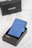 Royal Blue Leather Wallet