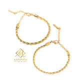 ROPE BRACELET 18K GOLD PLATED | WOMEN