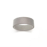 Mesh Ring for Men | Modern Stainless Steel Fashion Ring | Unique Design