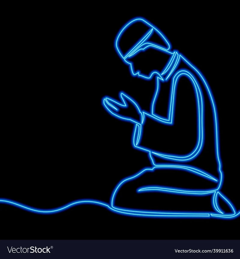 Praying Neon LED Light
