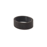 Mesh Ring for Men | Modern Stainless Steel Fashion Ring | Unique Design