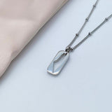 Palestine Tag Necklace for Women - Premium Stainless Steel with 18K Gold Plating, 22-inch Chain