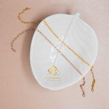 Rose gold 18K plated square necklace for women, sleek and stylish geometric chain, ideal for gifting or formal events.