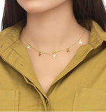 Adjustable Women’s Star Necklace – 18K Gold-Plated Minimalist Design for Everyday Wear