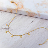 Luxury Star Choker Necklace for Women – 18K Gold-Plated Minimalist Design